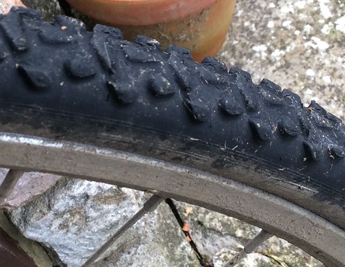 Rear tyre wear
